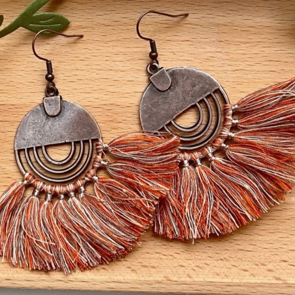 SALE Bohemian Fringe Earrings
